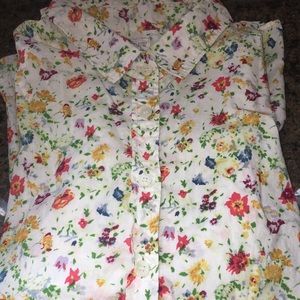 J crew “The Perfect Shirt” long sleeve shirt